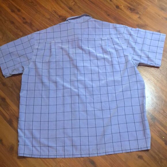 Men’s Izod lavender Short sleeve button top 2XL - Picture 5 of 5